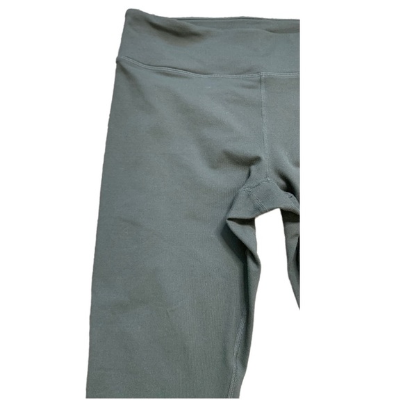 FABLETICS Powerhold Crop Leggings With Elastic Waistband Olive Green Size Medium - Picture 6 of 10